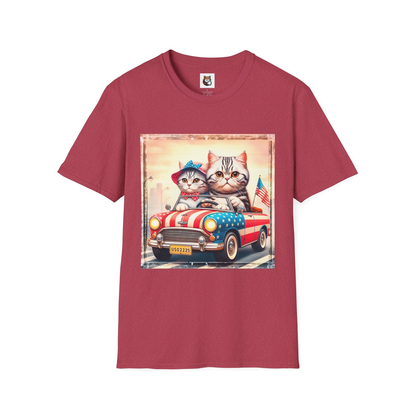 Wacky American Shorthair Unisex Softstyle T-Shirt