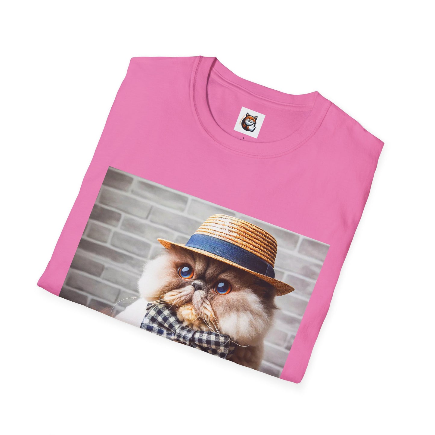 Selkirk Rex Cat T-Shirt hat and bow tie