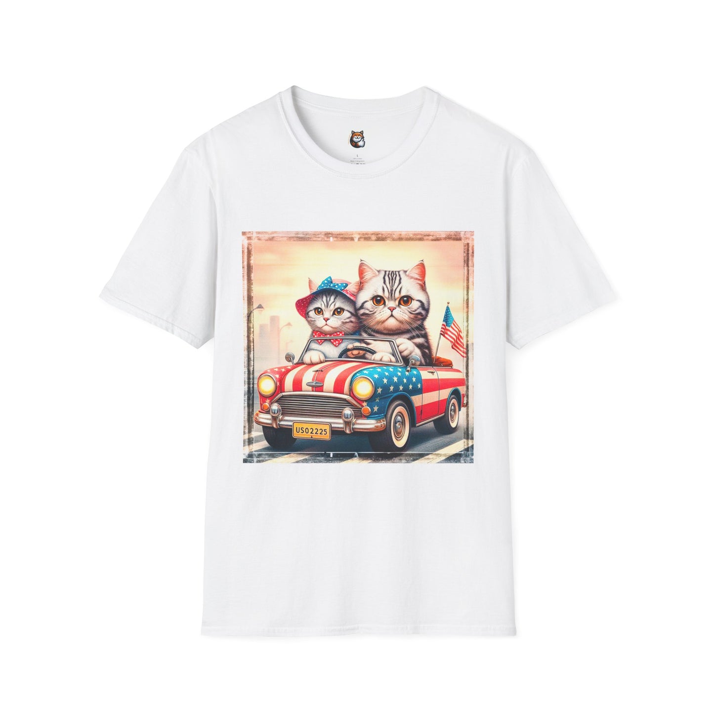 Wacky American Shorthair Unisex Softstyle T-Shirt