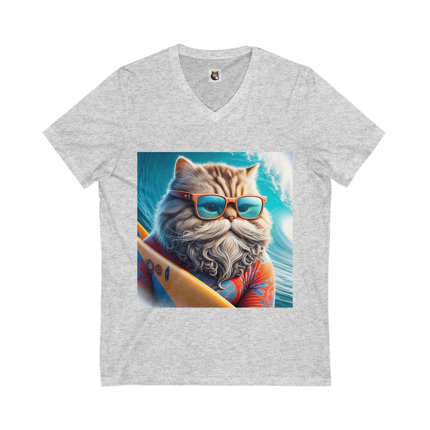 Selkirk Rex Design V-Neck old surfer