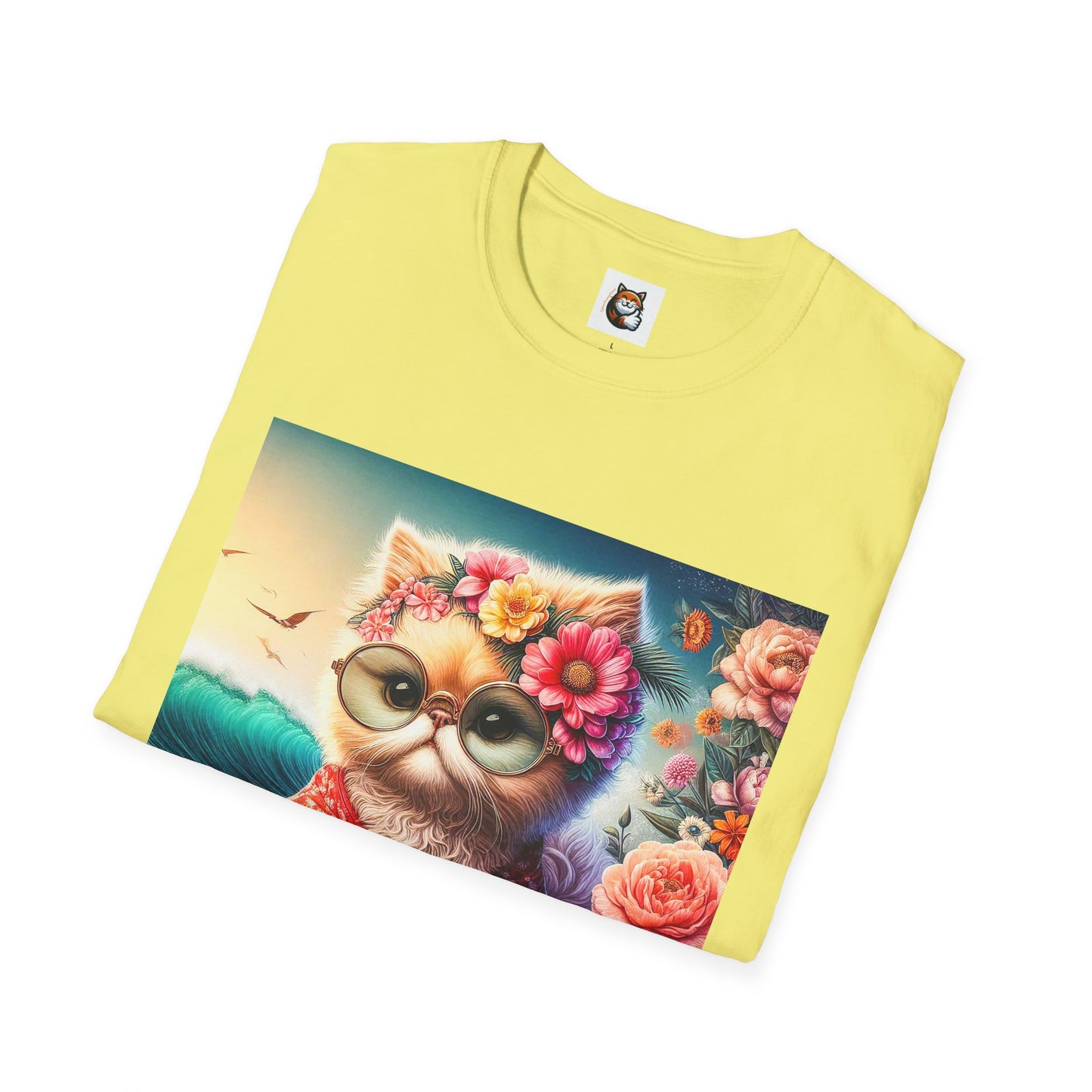 Selkirk Rex Cat T-Shirt beach babe