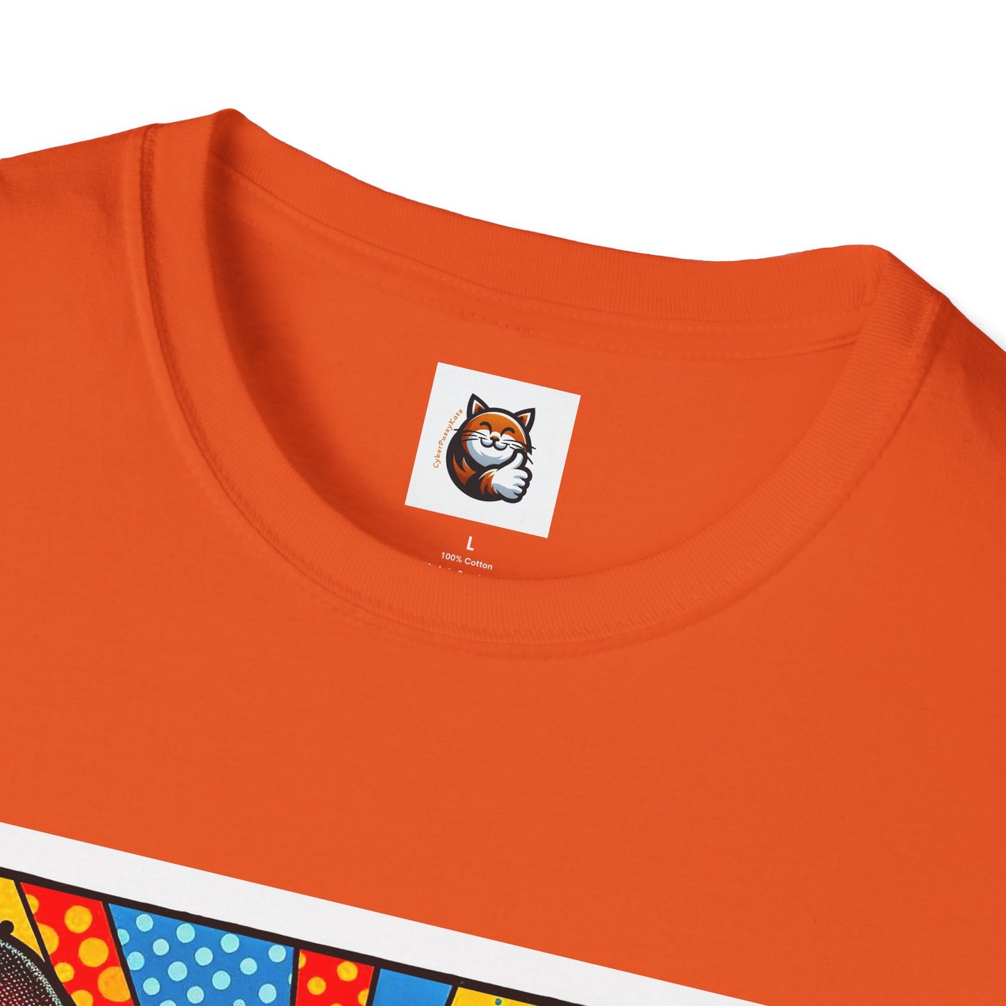 Devon Rex Comic book  Unisex Softstyle T-Shirt