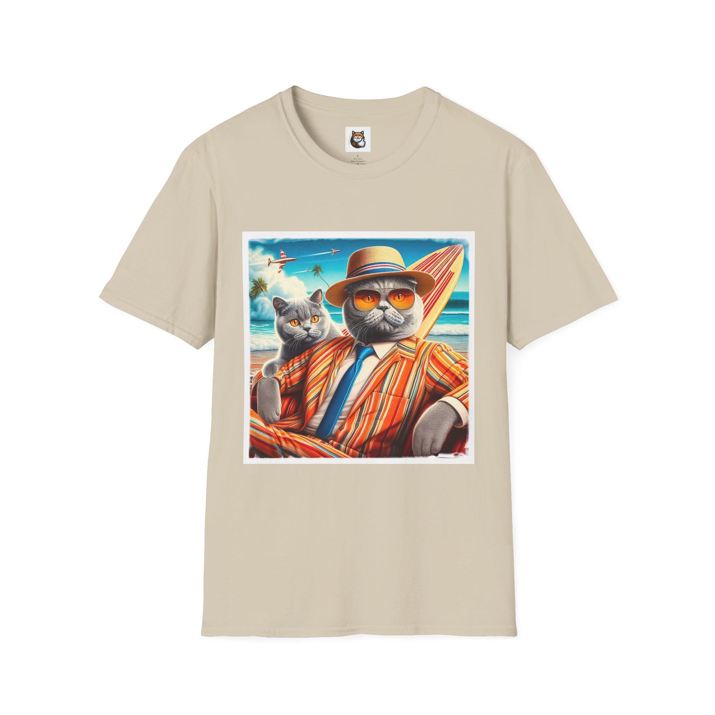 British Shorthair man in suit Softstyle T-Shirt