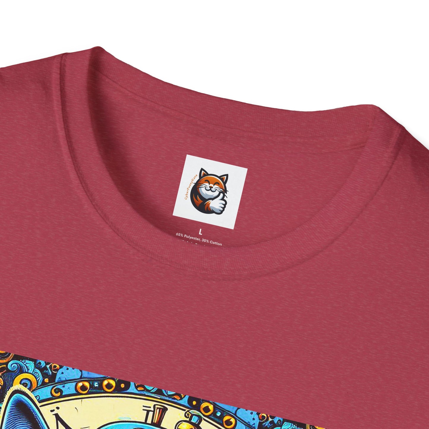 Russian Blue Cat steam punk T-Shirt