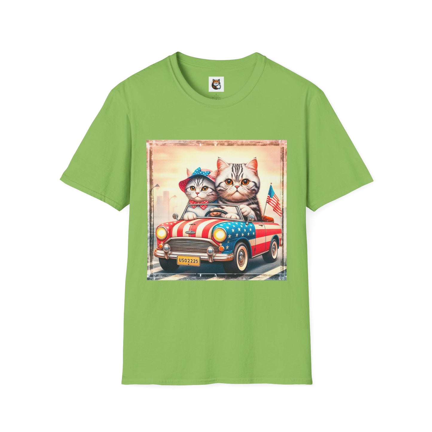 Wacky American Shorthair Unisex Softstyle T-Shirt