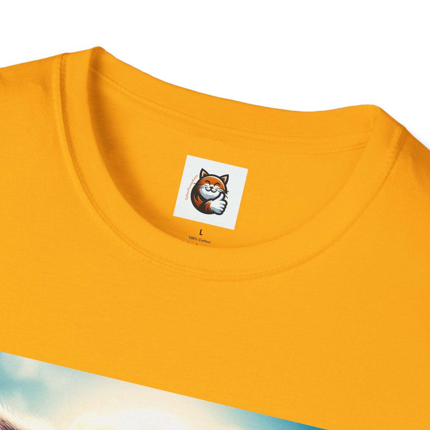 Selkirk Rex Cat T-Shirt  beach day