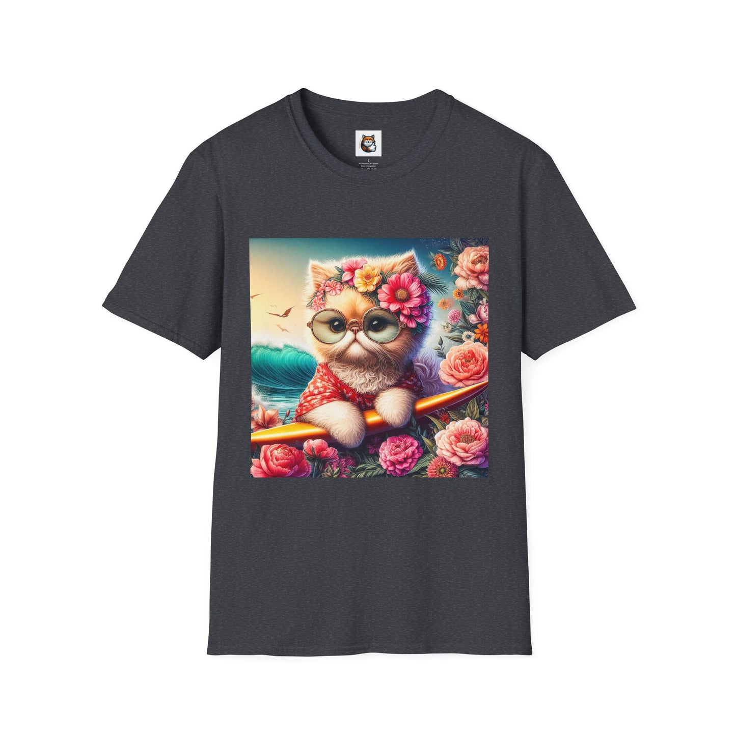 Selkirk Rex Cat T-Shirt beach babe