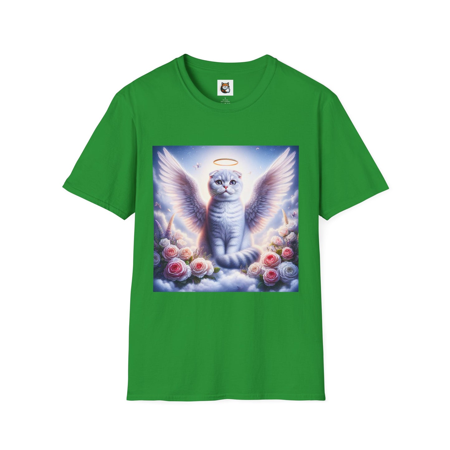 Scottish Fold Cat heavenly Angel T-Shirt