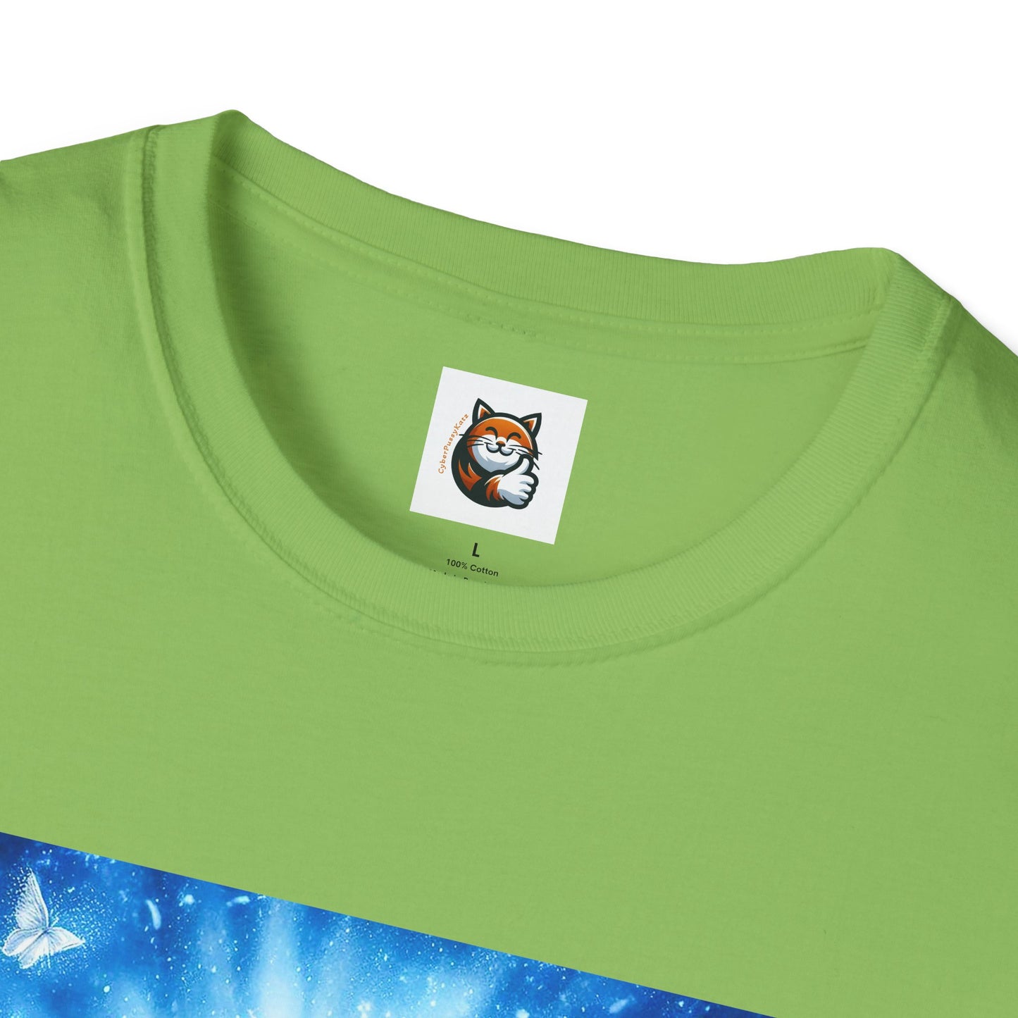 Russian Blue Cat Unisex Softstyle T-Shirt