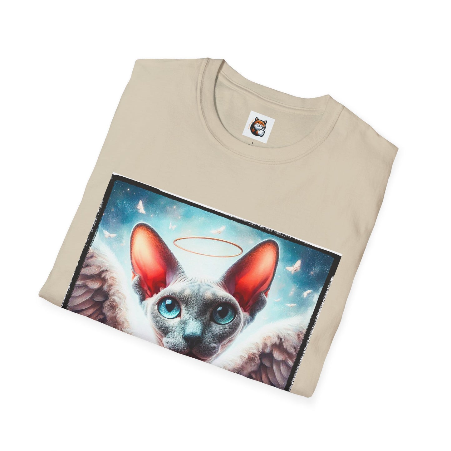 Cornish Rex Cat heavenly Angel  T-Shirt