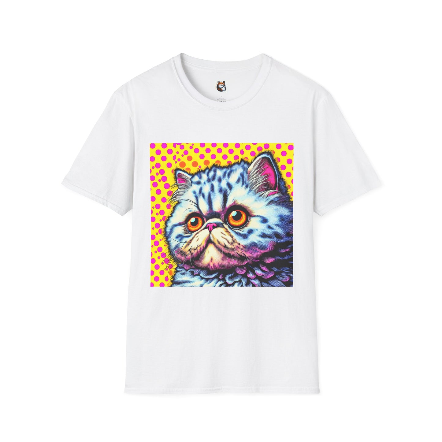 Selkirk Rex Cat T-Shirt comic book cutie