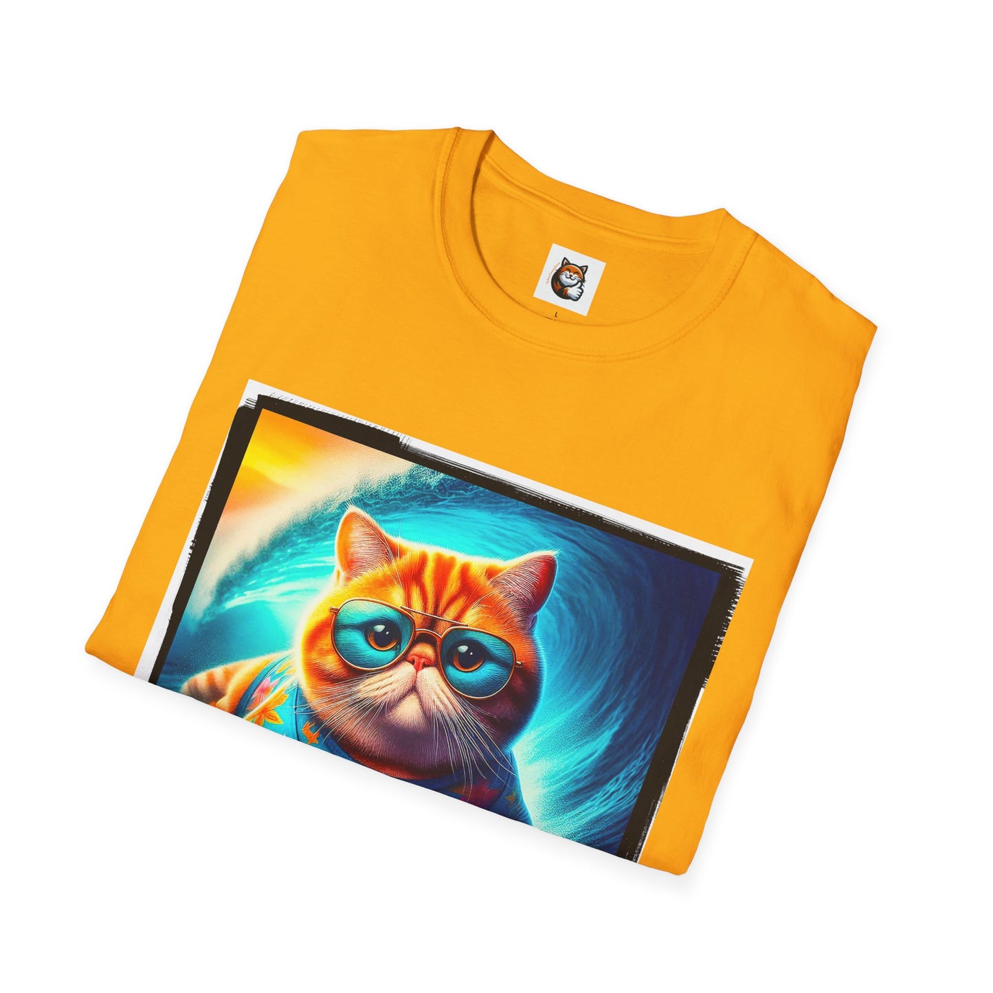 Exotic Shorthair Cat Unisex Softstyle T-Shirt