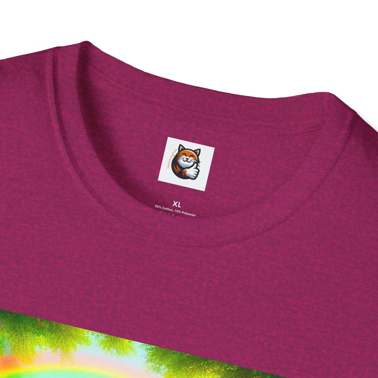Siberian Cat pretty garden shirt