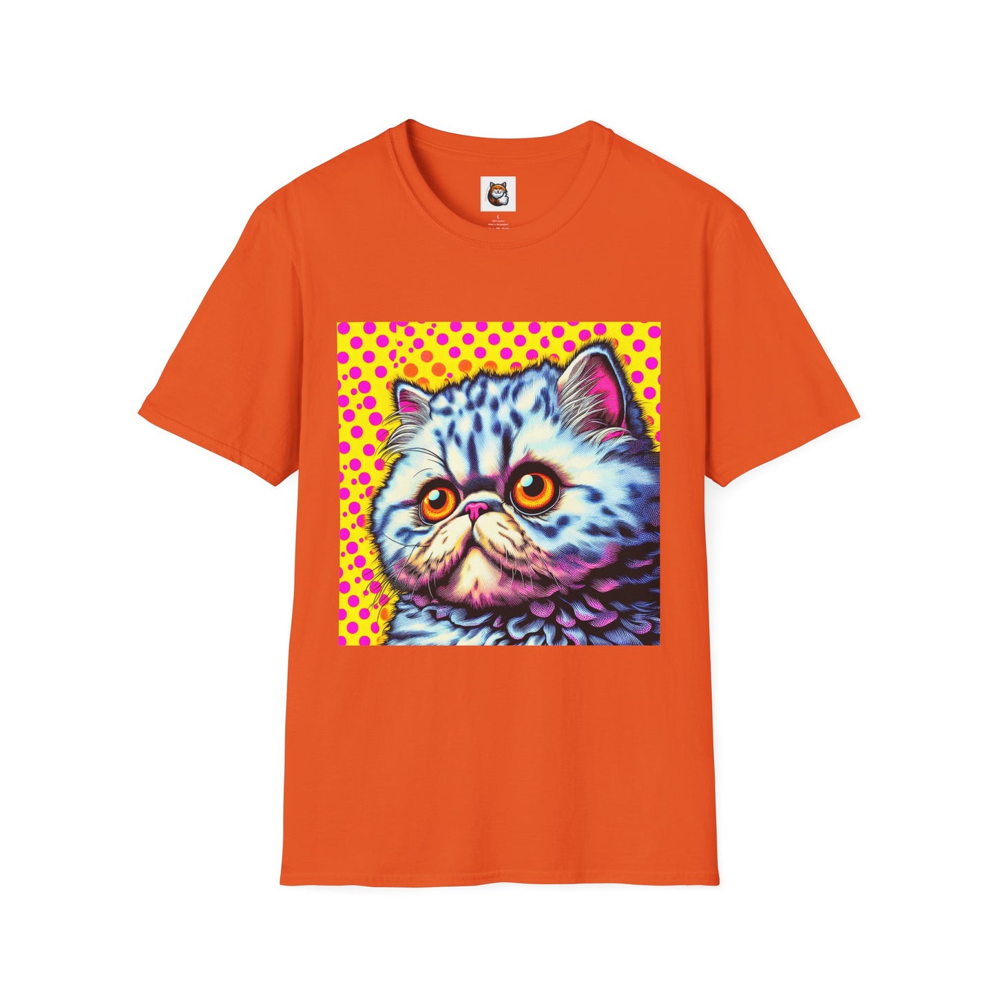 Selkirk Rex Cat T-Shirt comic book cutie