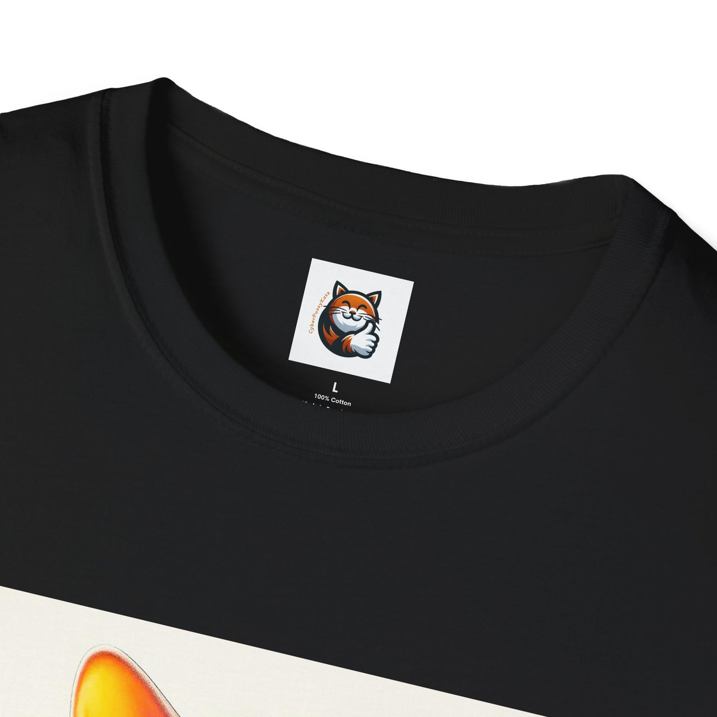 Devon Rex Cat surfing beauty  Softstyle T-Shirt