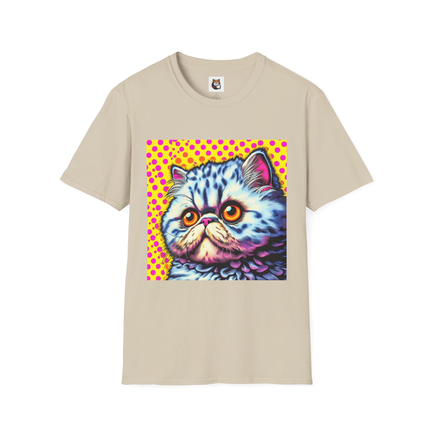 Selkirk Rex Cat T-Shirt comic book cutie