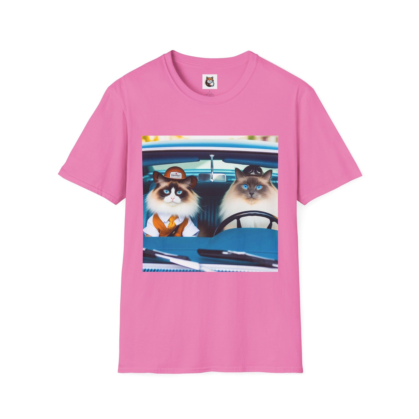 Wacky Ragdoll fun couple driving T-Shirt