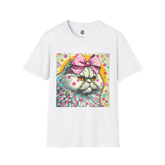 Selkirk Rex Cat T-Shirt angry princess
