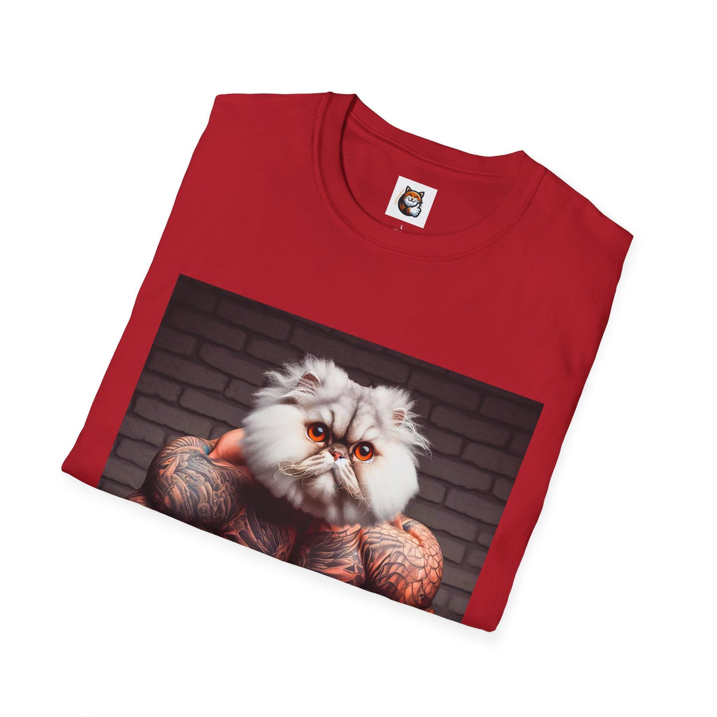 Selkirk Rex Cat T-Shirt arms