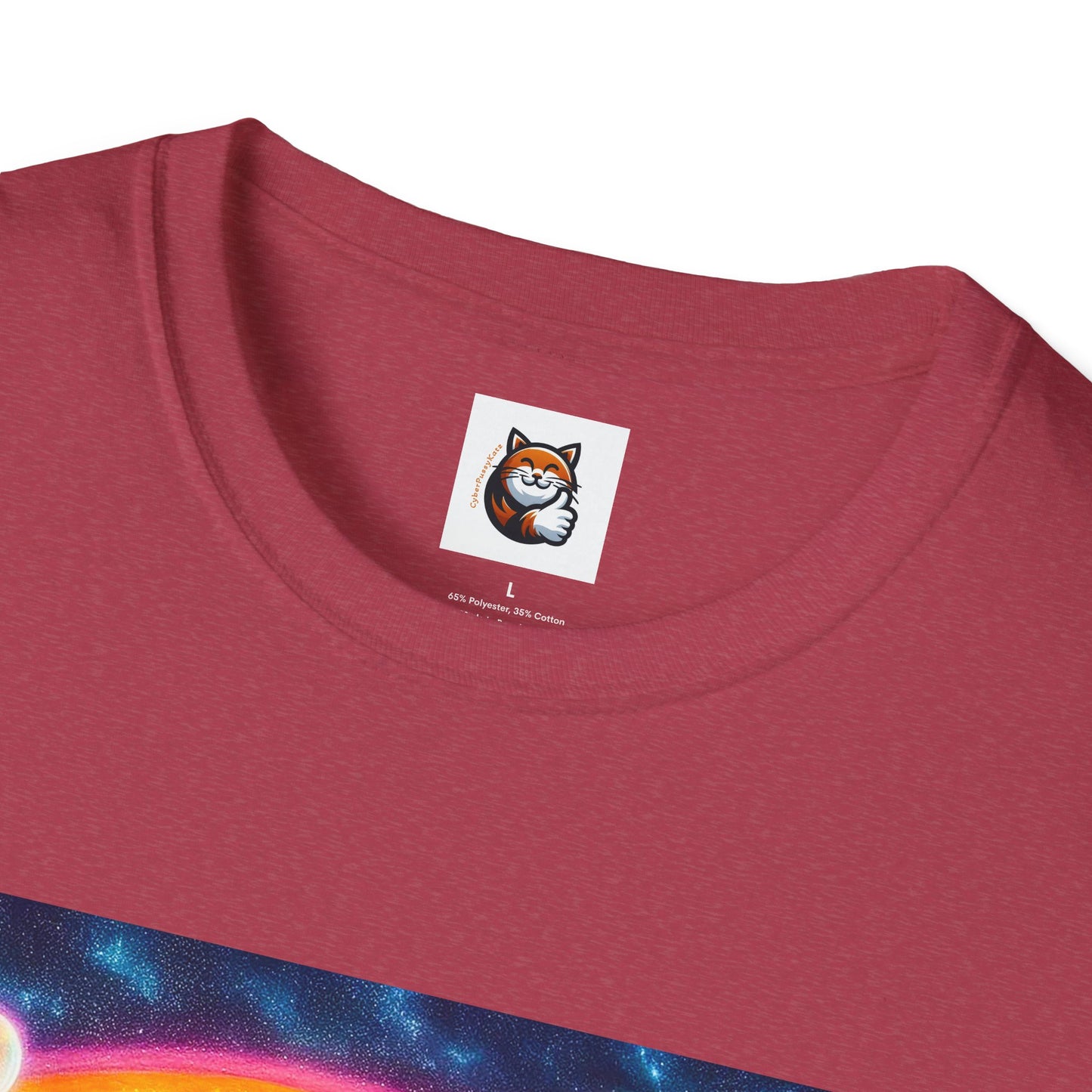 Scottish Fold Cat pretty rainbow  T-Shirt