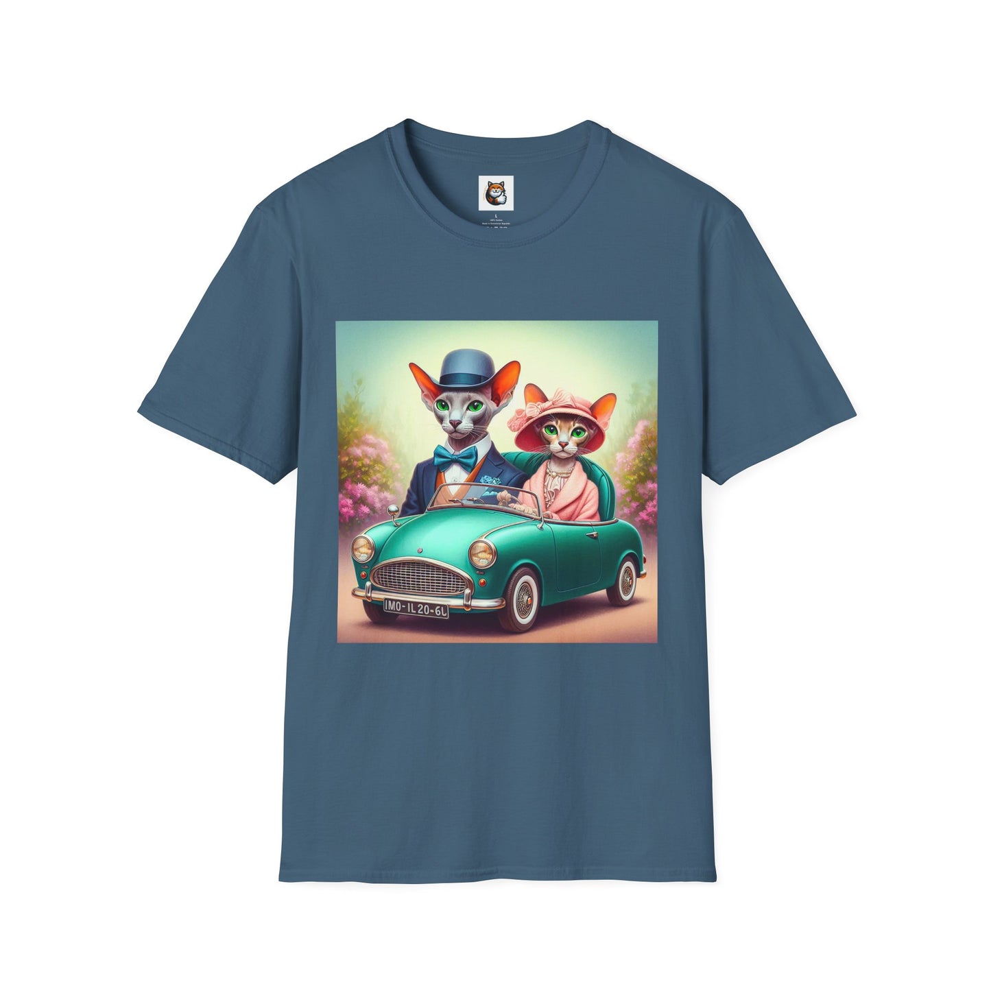 Wacky Oriental Shorthair Unisex Softstyle T-Shirt
