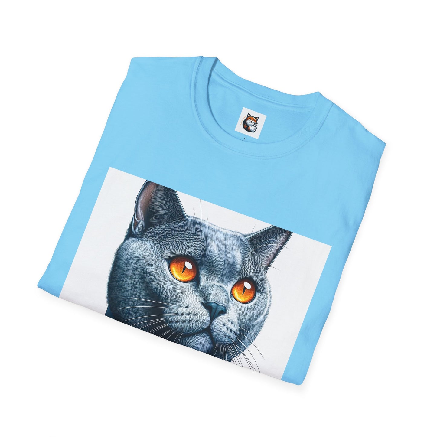 Russian Blue Cat suit and tie  T-Shirt
