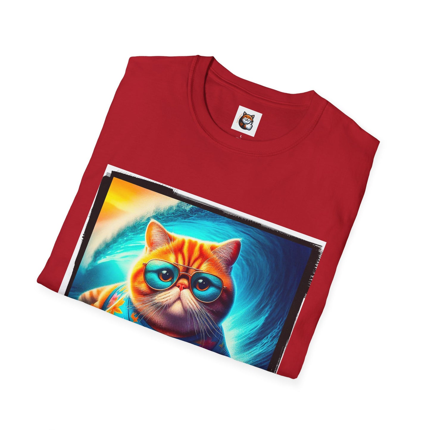 Exotic Shorthair Cat Unisex Softstyle T-Shirt