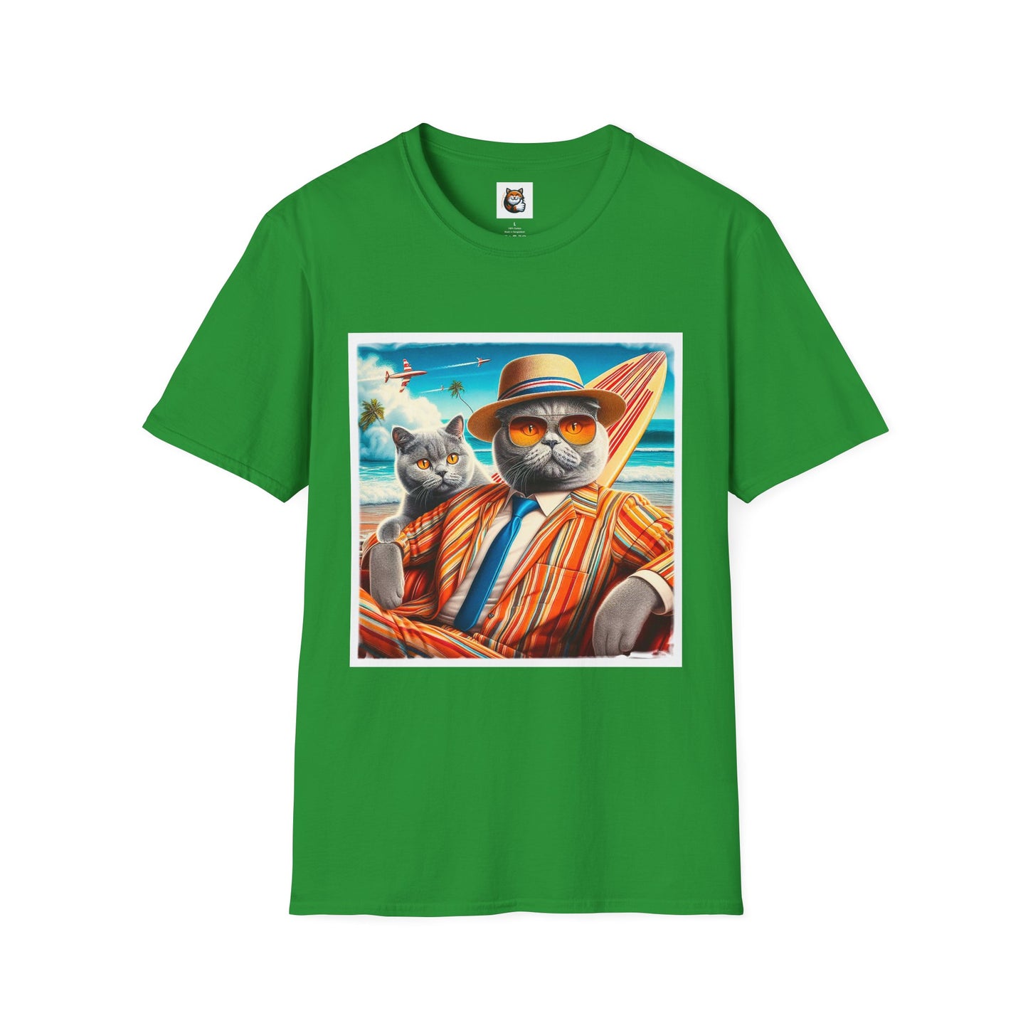 British Shorthair man in suit Softstyle T-Shirt