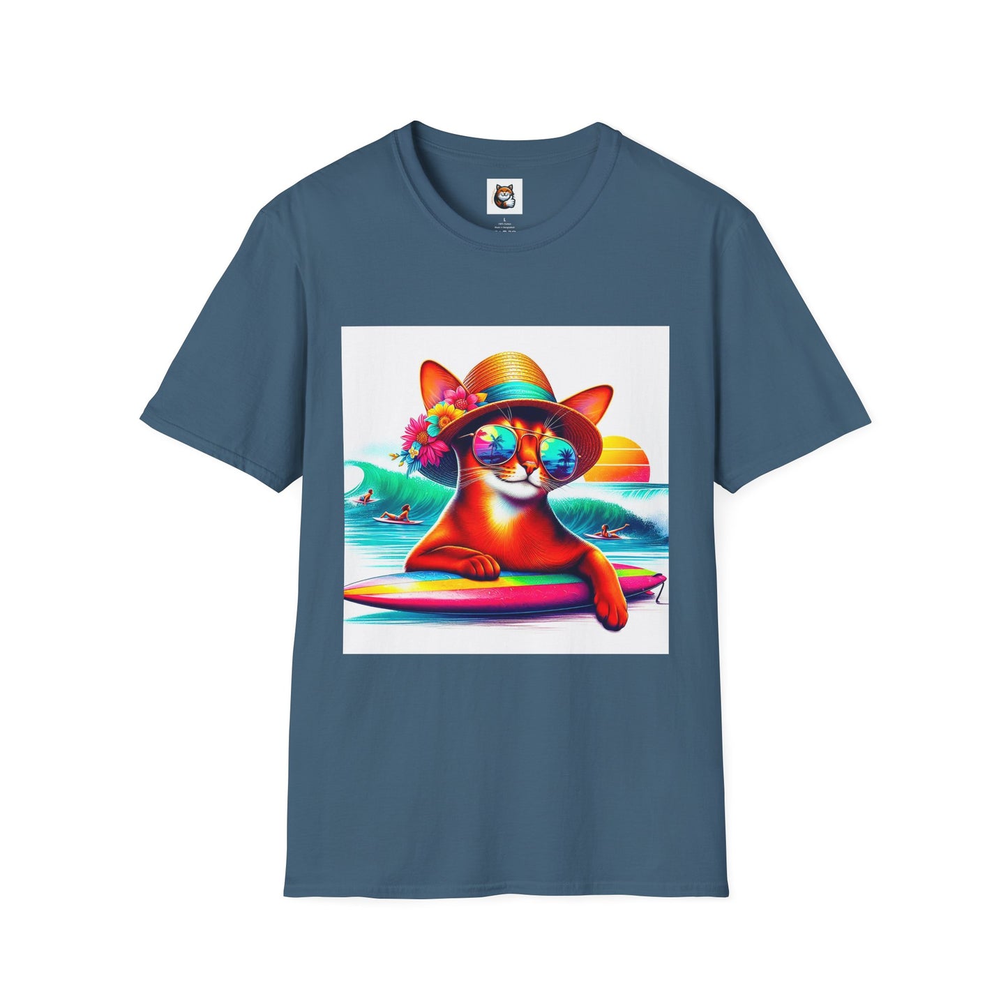 Abyssinian surfer Softstyle T-Shirt