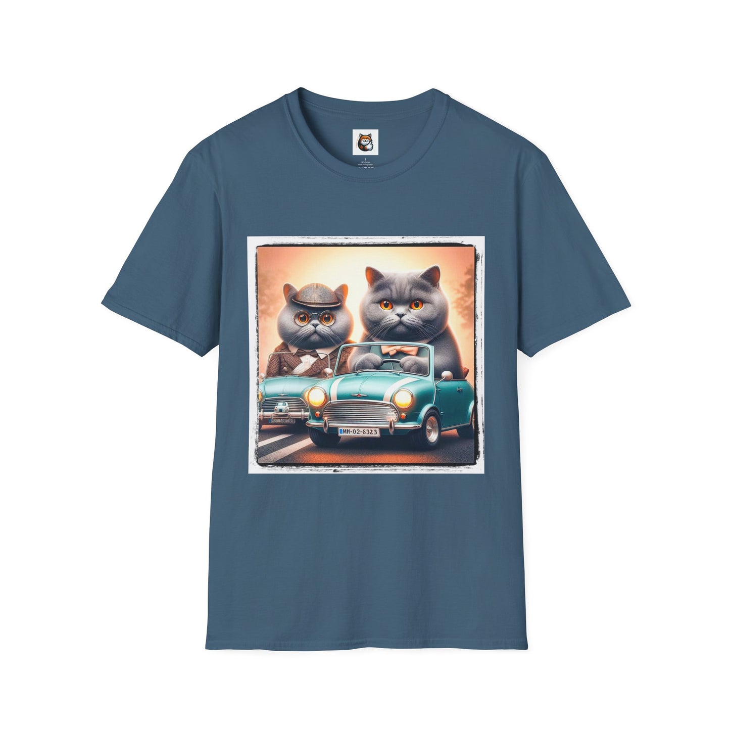 Wacky British Shorthair Unisex Softstyle T-Shirt