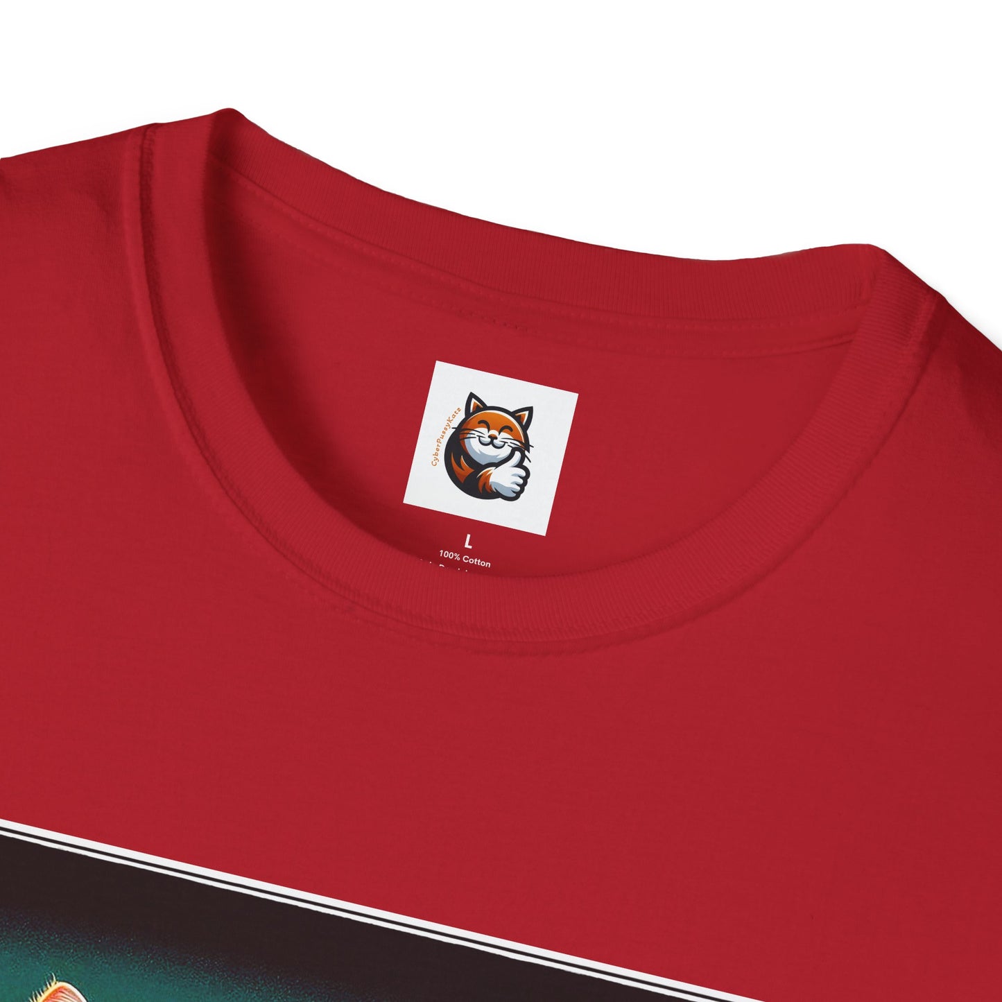 Wacky Exotic Shorthair Cat Unisex Softstyle T-Shirt
