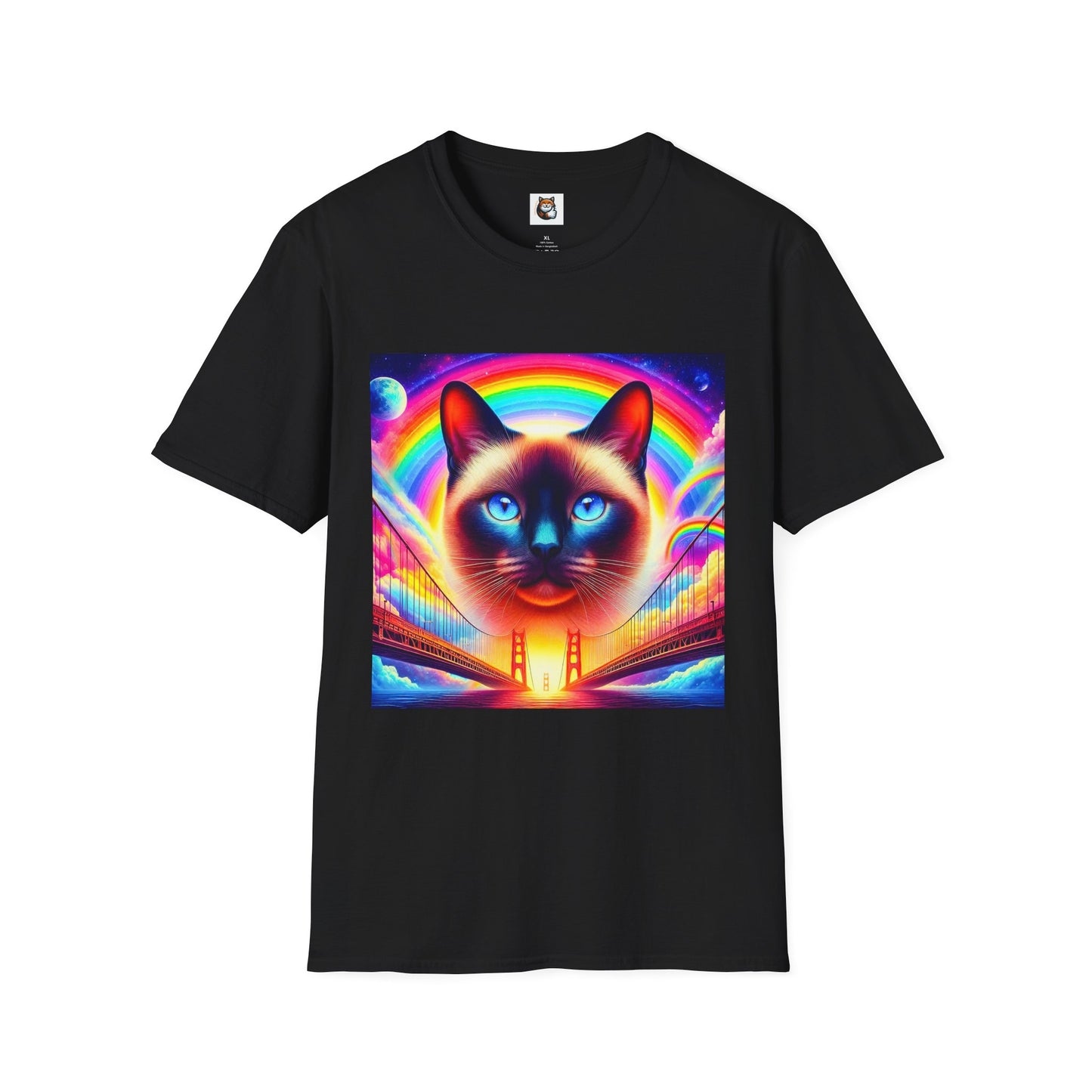 Siamese Cat floating kitty shirt