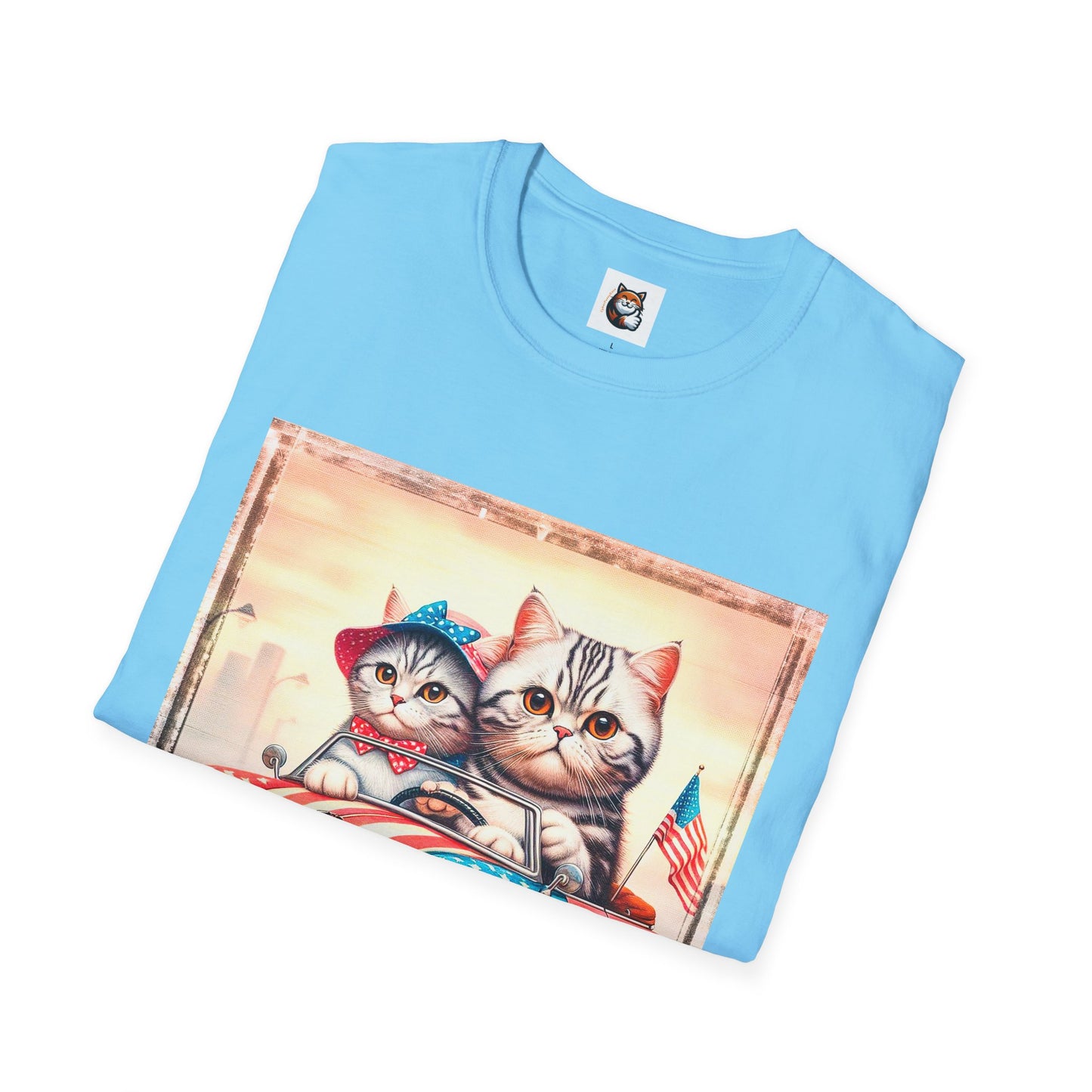 Wacky American Shorthair Unisex Softstyle T-Shirt