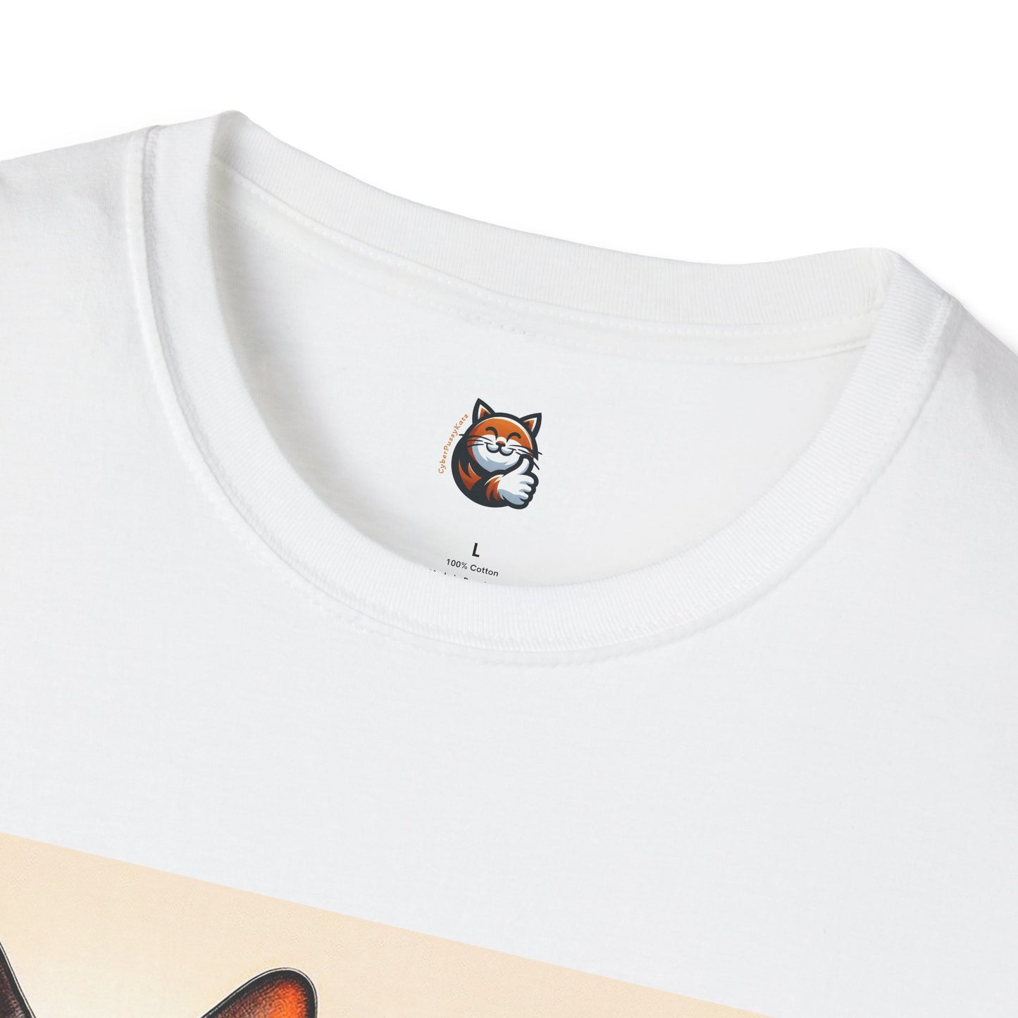 Wacky  Devon Rex Cool cats  Unisex Softstyle T-Shirt
