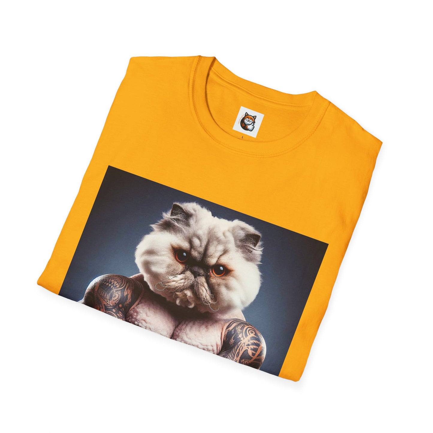 Selkirk Rex Cat T-Shirt - gym day