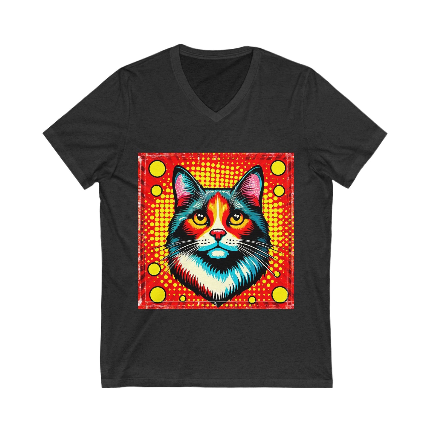 Domestic Cat pretty colors  V-Neck Tee