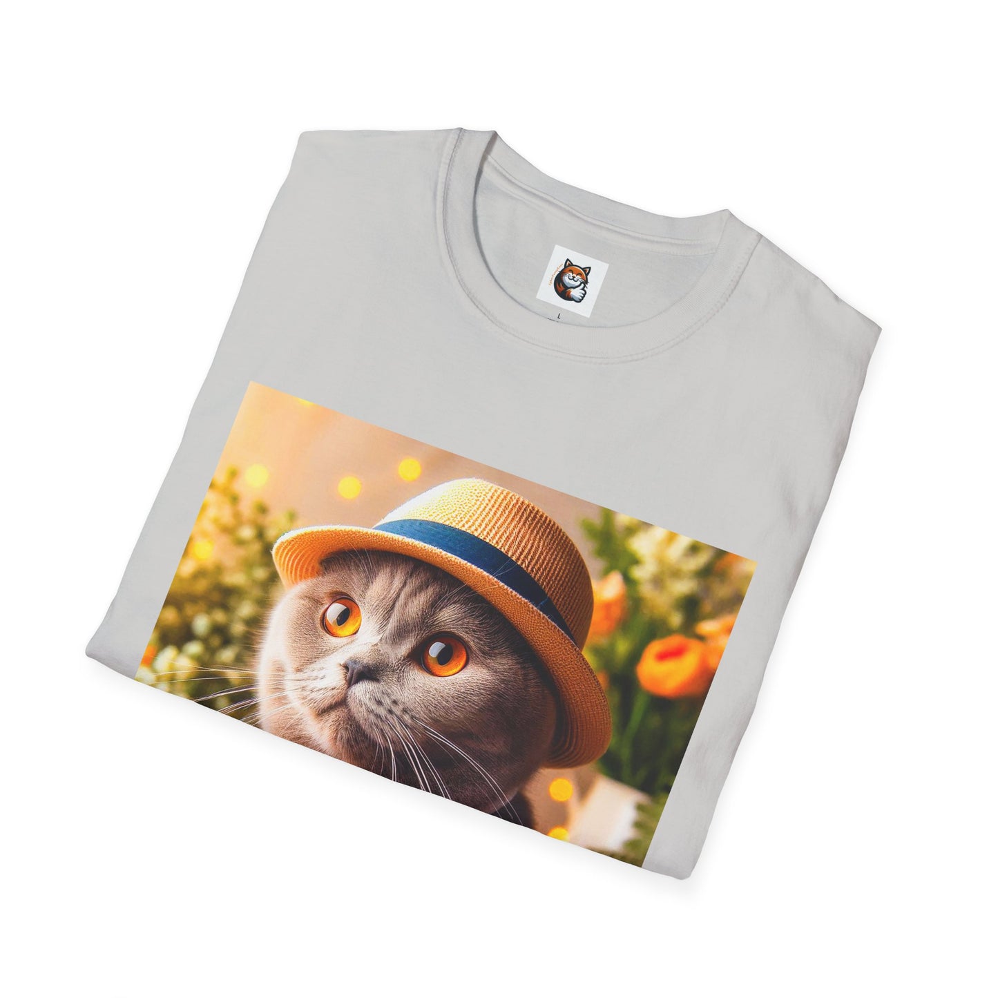 Scottish Fold Cat top hat T-Shirt