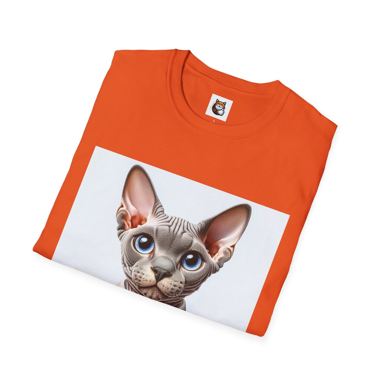 Devon Rex Cat business man Softstyle T-Shirt