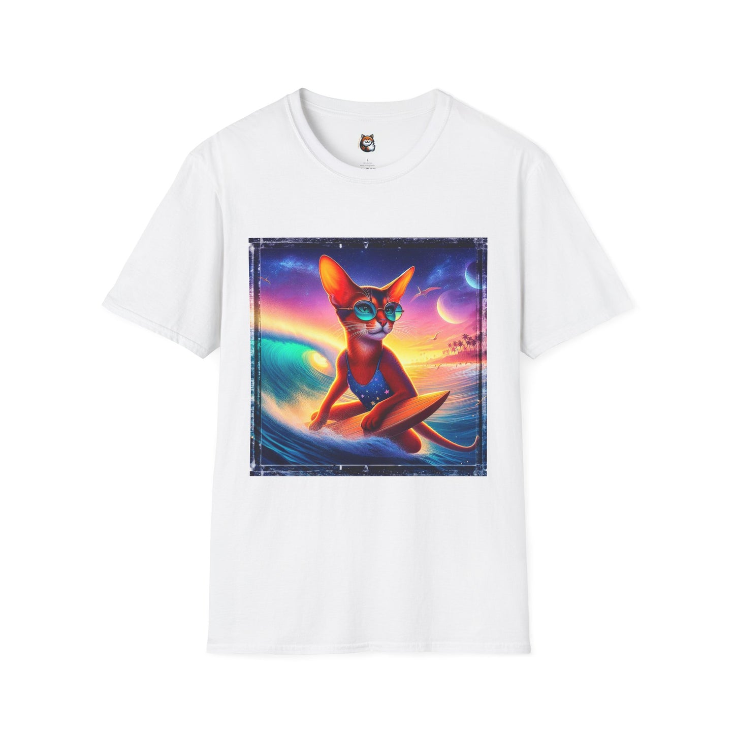 Abyssinian surfer Softstyle T-Shirt