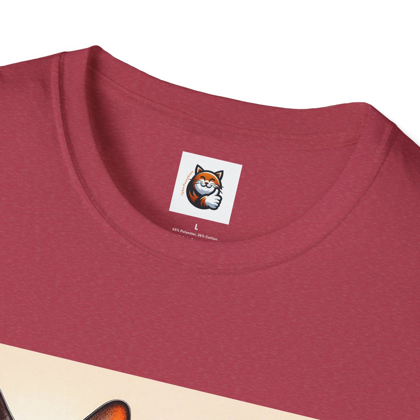 Wacky  Devon Rex Cool cats  Unisex Softstyle T-Shirt