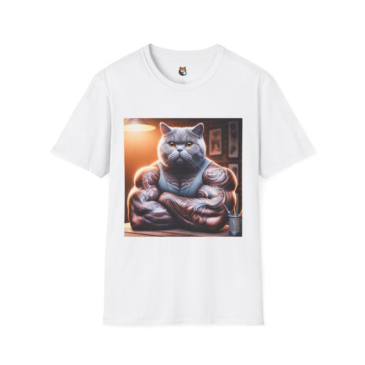 British Shorthair gym trainer Softstyle T-Shirt