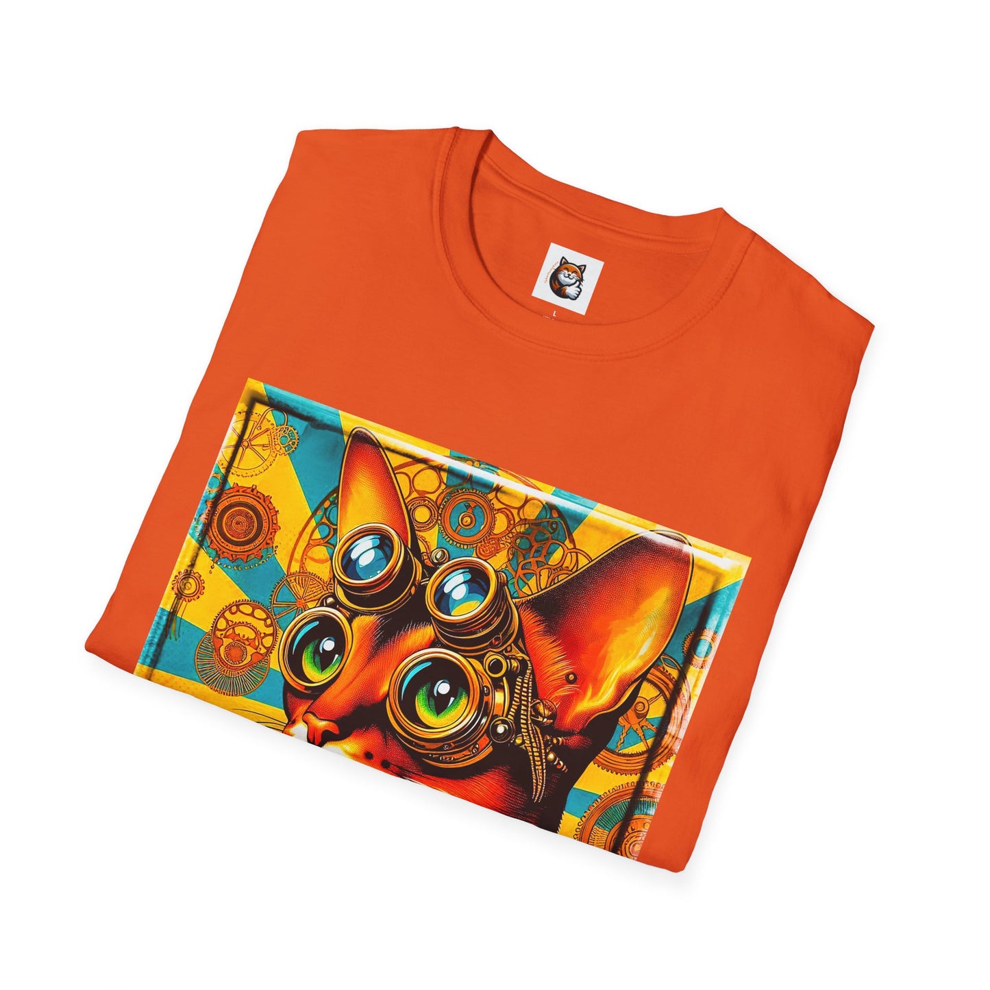 Abyssinian Unisex  steam punk Softstyle T-Shirt