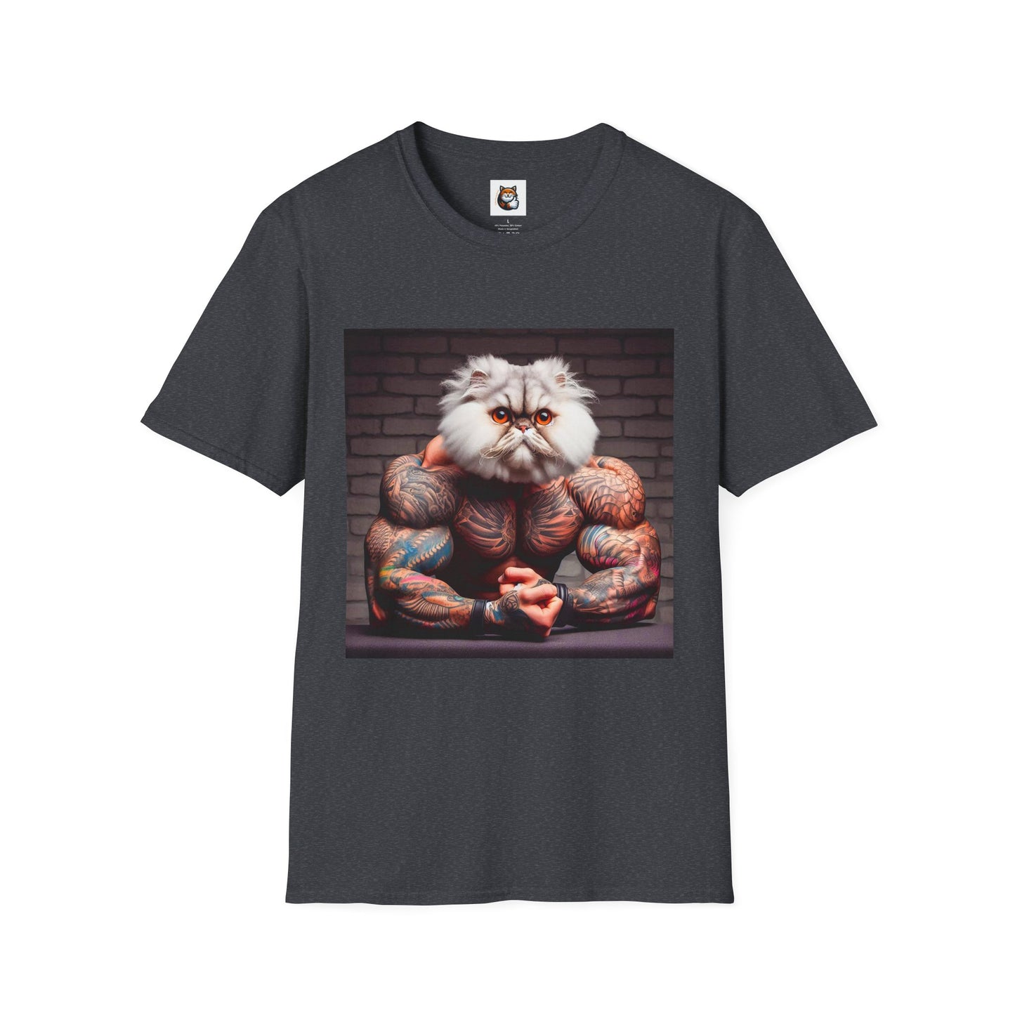 Selkirk Rex Cat T-Shirt arms