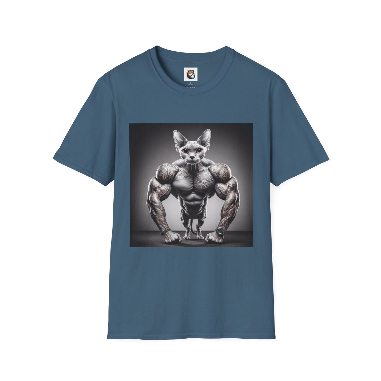 Devon Rex Cat Unisex Softstyle T-Shirt