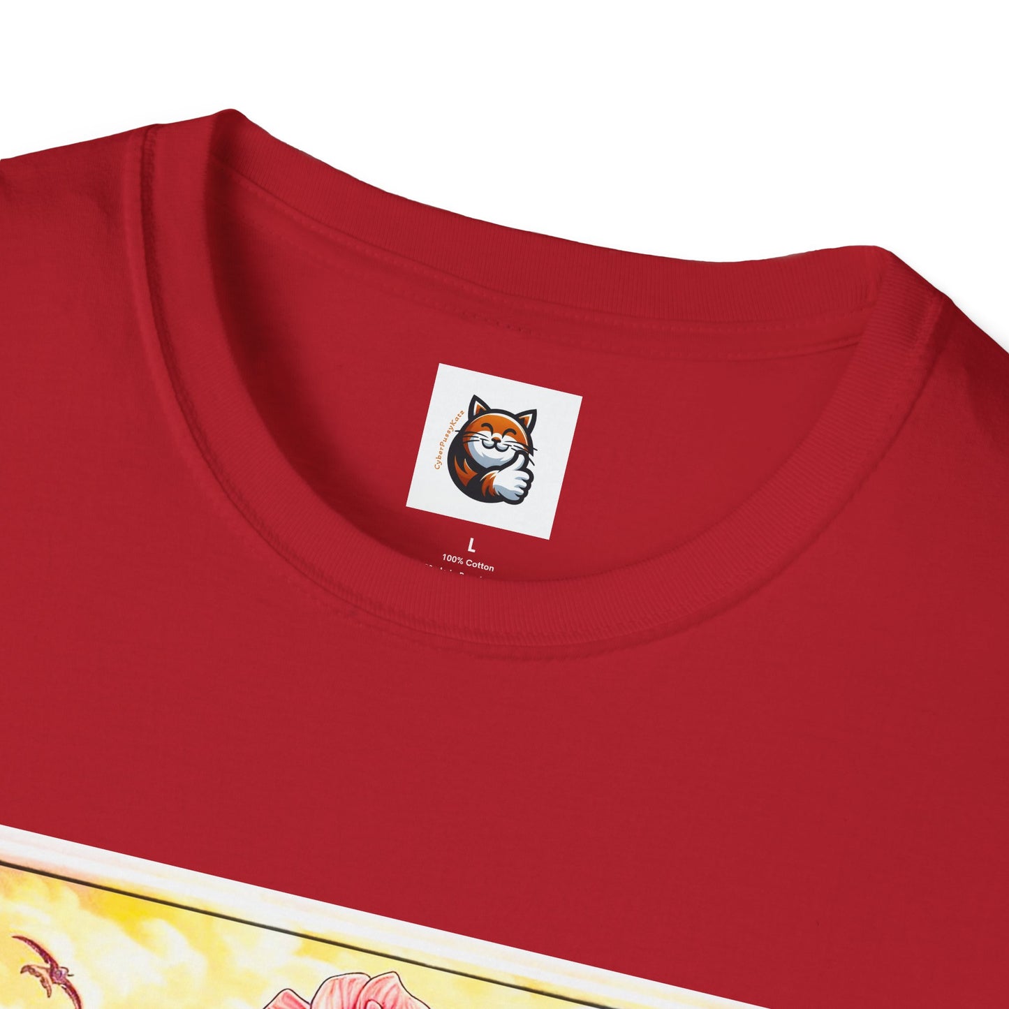 British Shorthair pretty surfer girl Softstyle T-Shirt