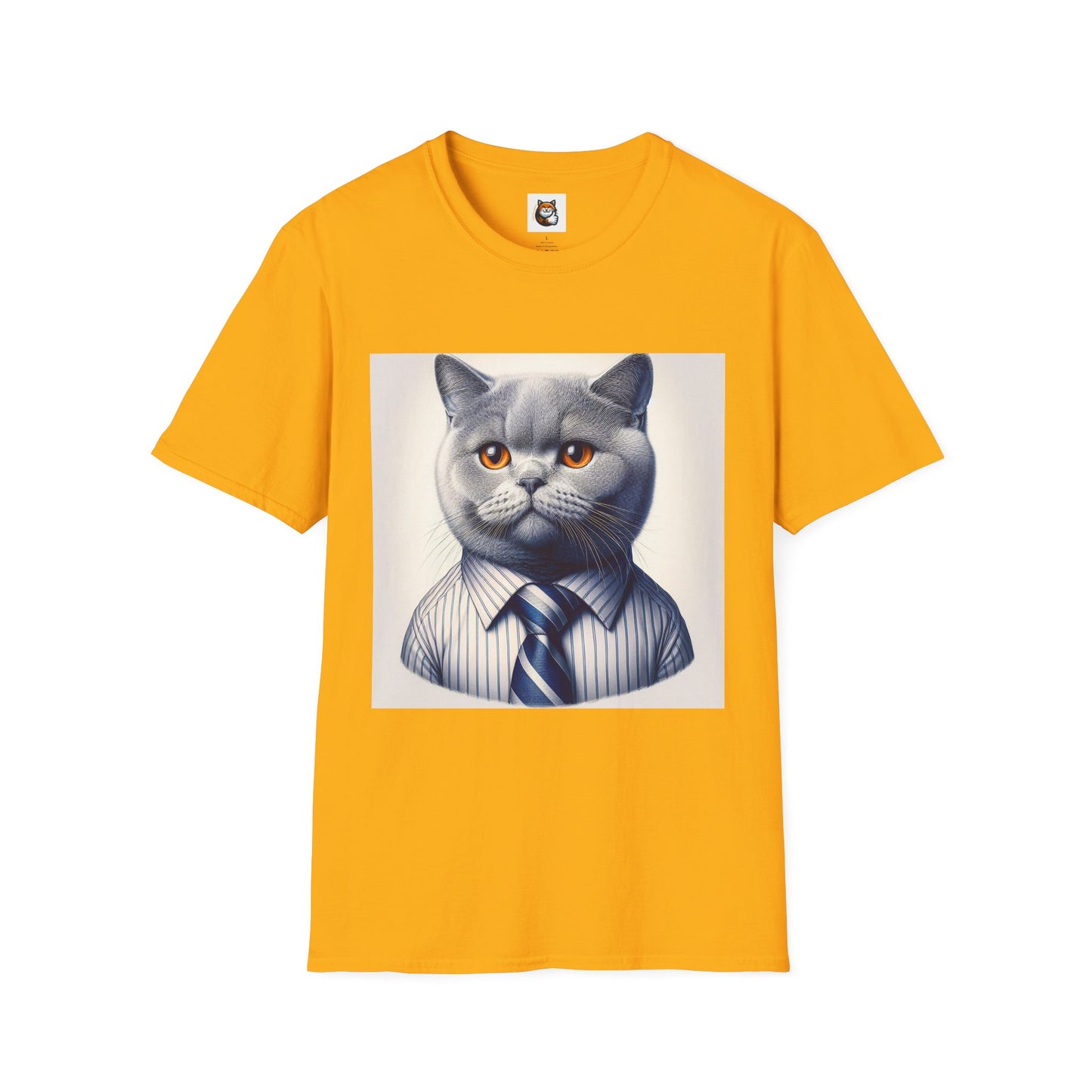 British Shorthair business professionals Softstyle T-Shirt