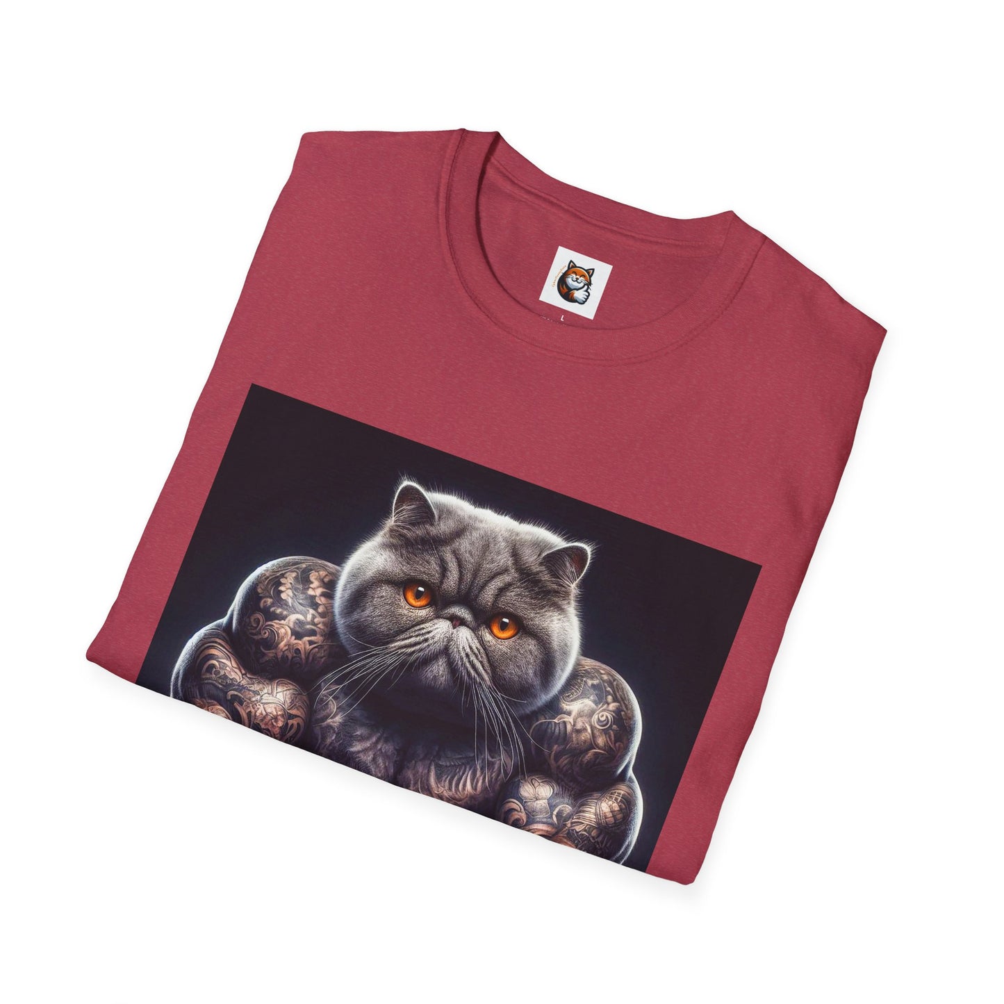 Exotic Shorthair Cat Unisex Softstyle T-Shirt