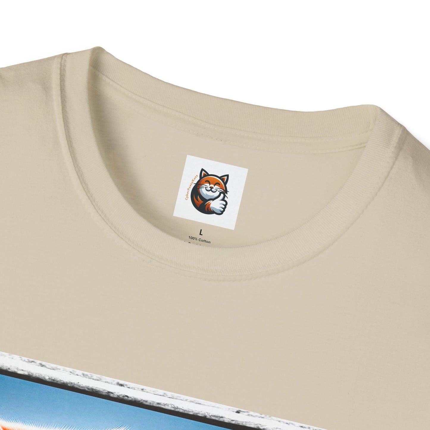 Wacky Exotic Shorthair Cat Unisex Softstyle T-Shirt
