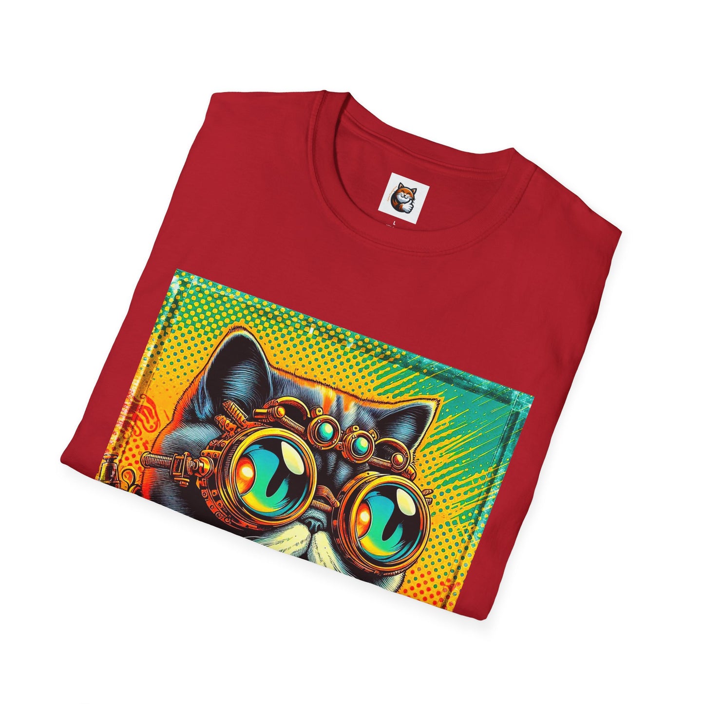 Exotic Shorthair Cat Unisex Softstyle T-Shirt