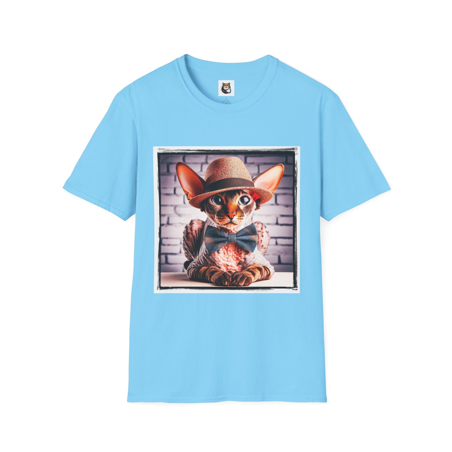 Cornish Rex Cat bow tie and hat T-Shirt